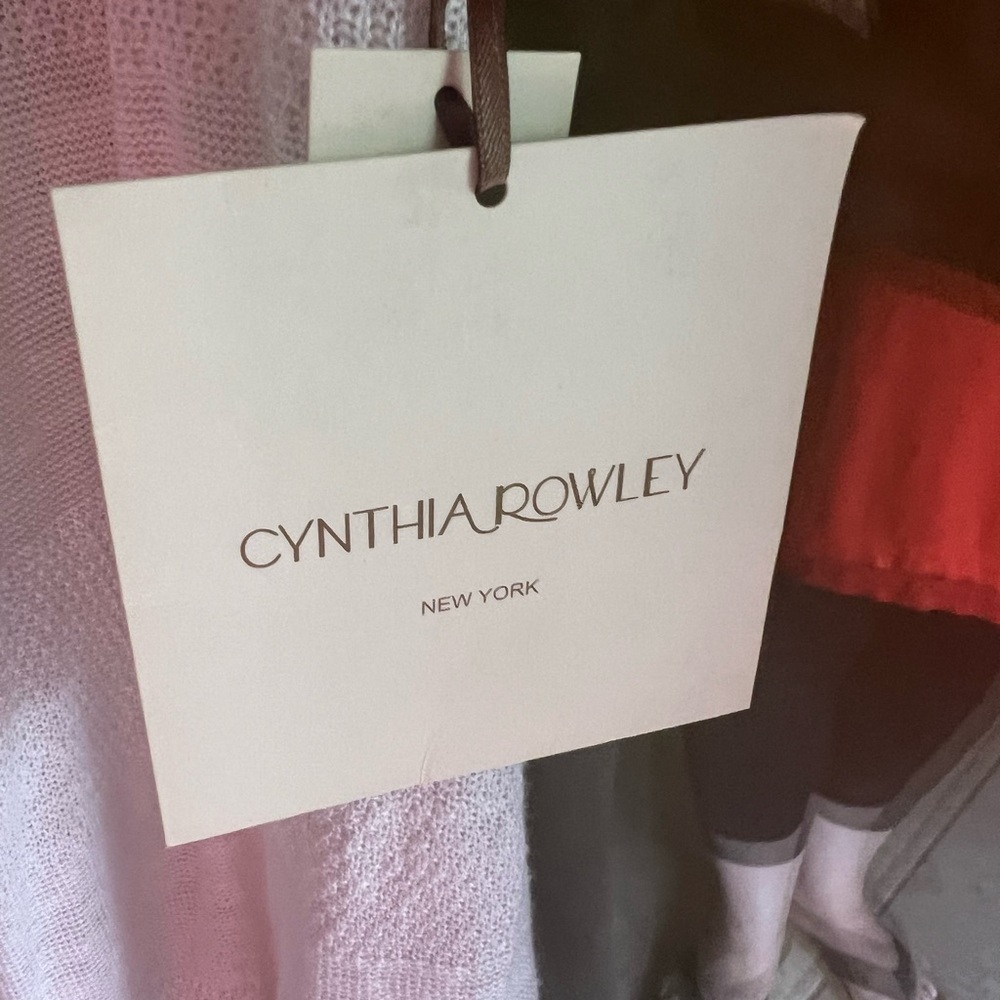 New Cynthia Rowley white sleeveless cover shrug - Picture 3 of 5